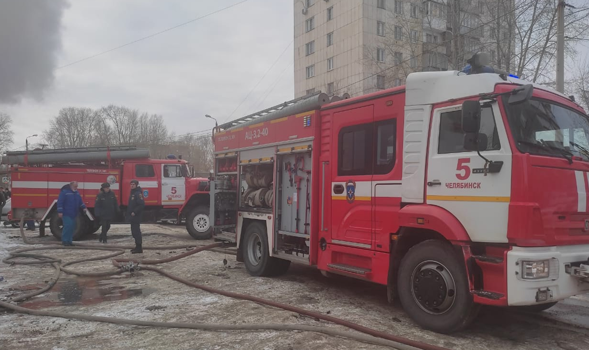 В Челябинске сгорел киоск «Рависа»