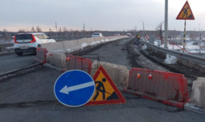 ремонт путепровода по Троицкому тракту