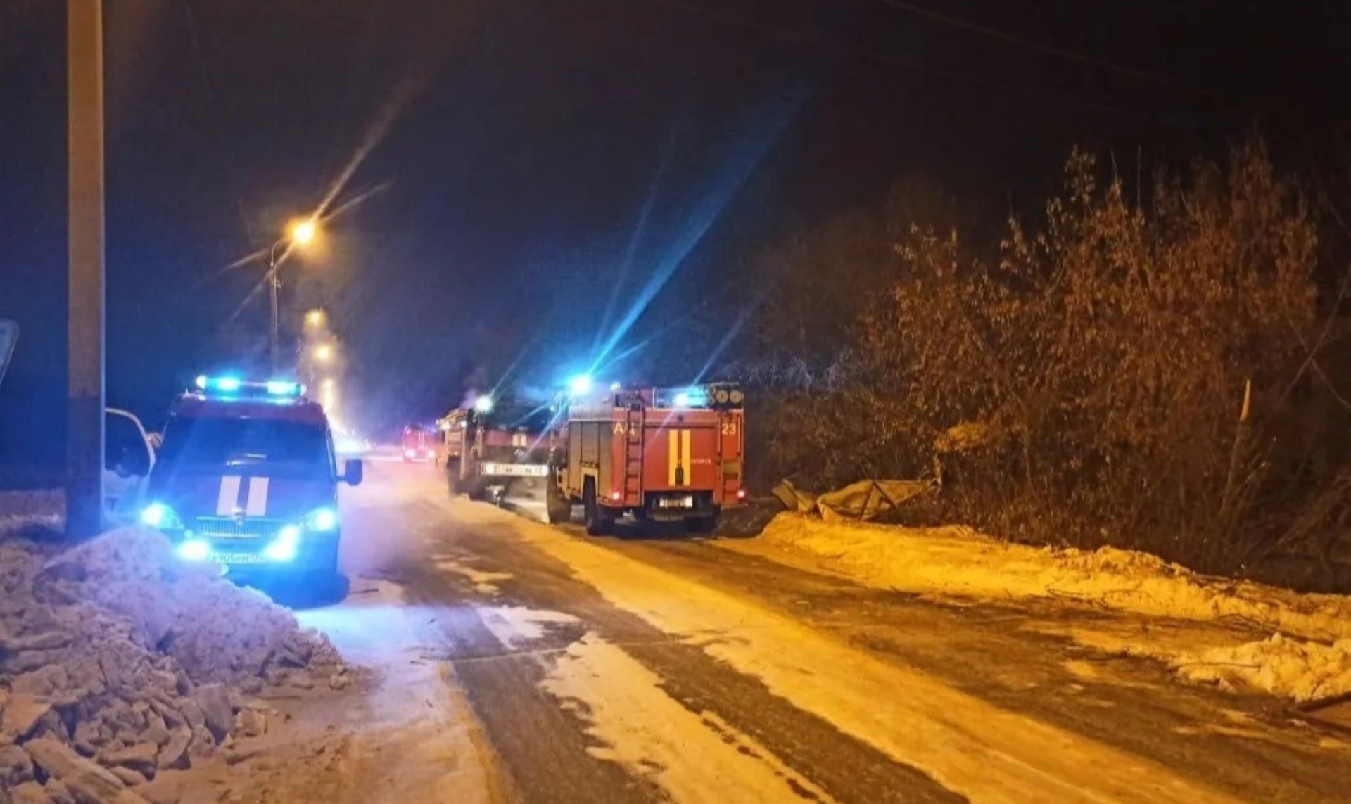 В Магнитогорске произошел пожар в частном доме