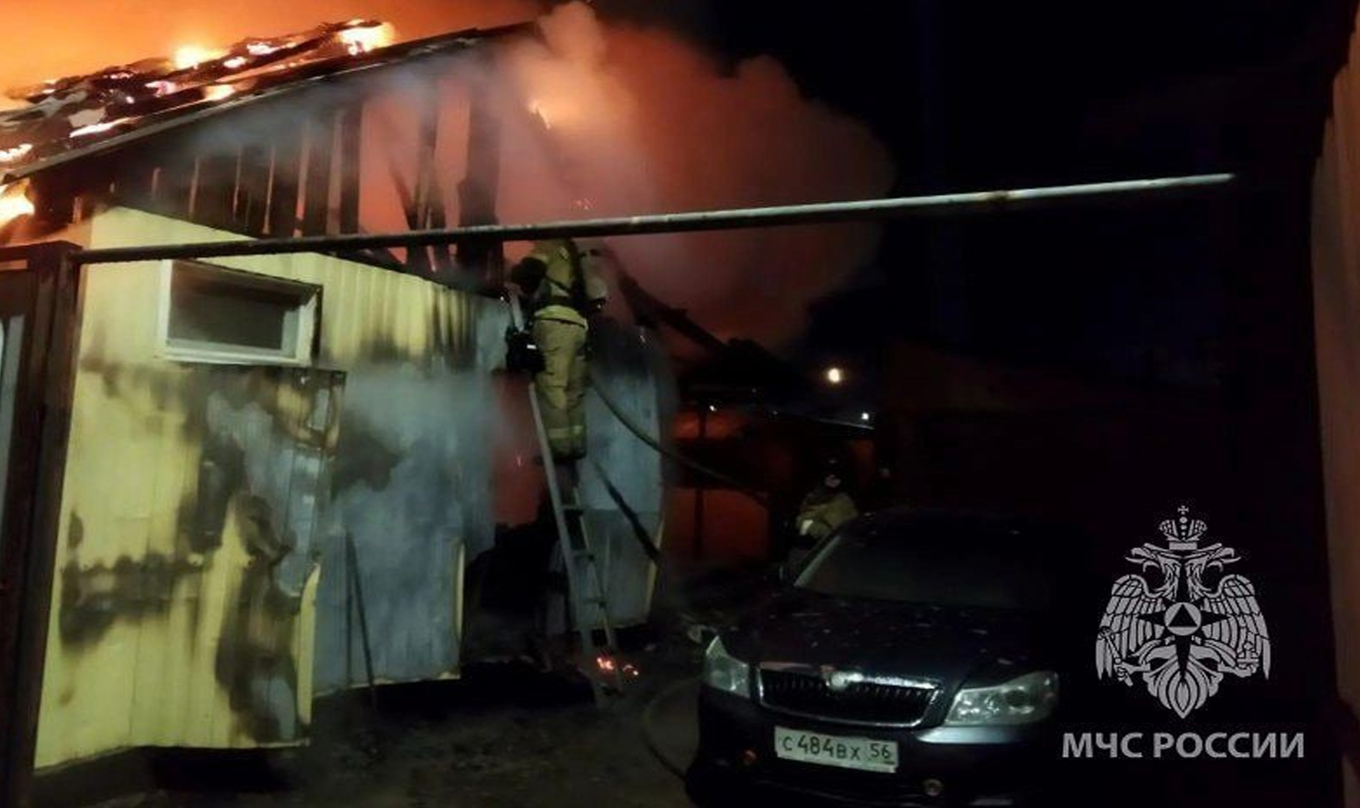 Мужчина погиб на пожаре в частном доме