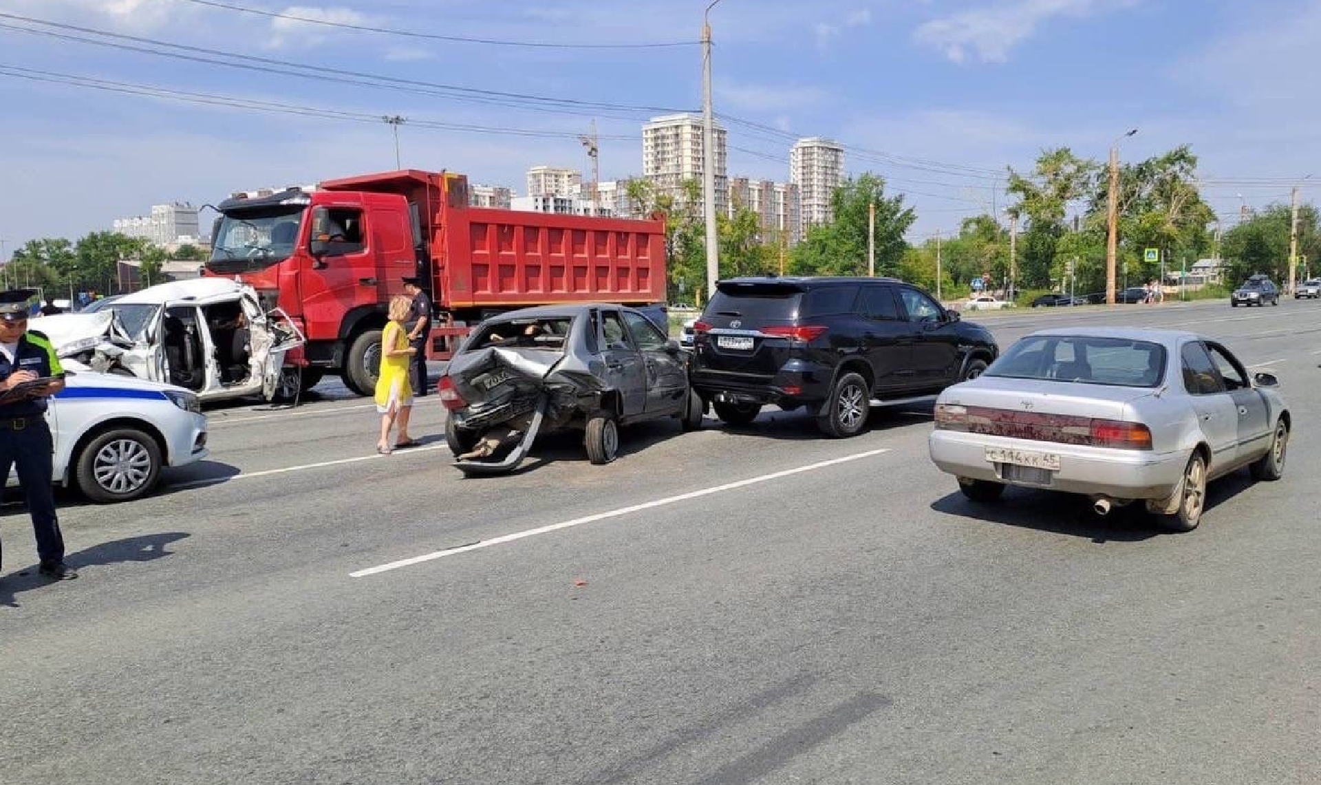 В массовом ДТП на Блюхера погибла женщина