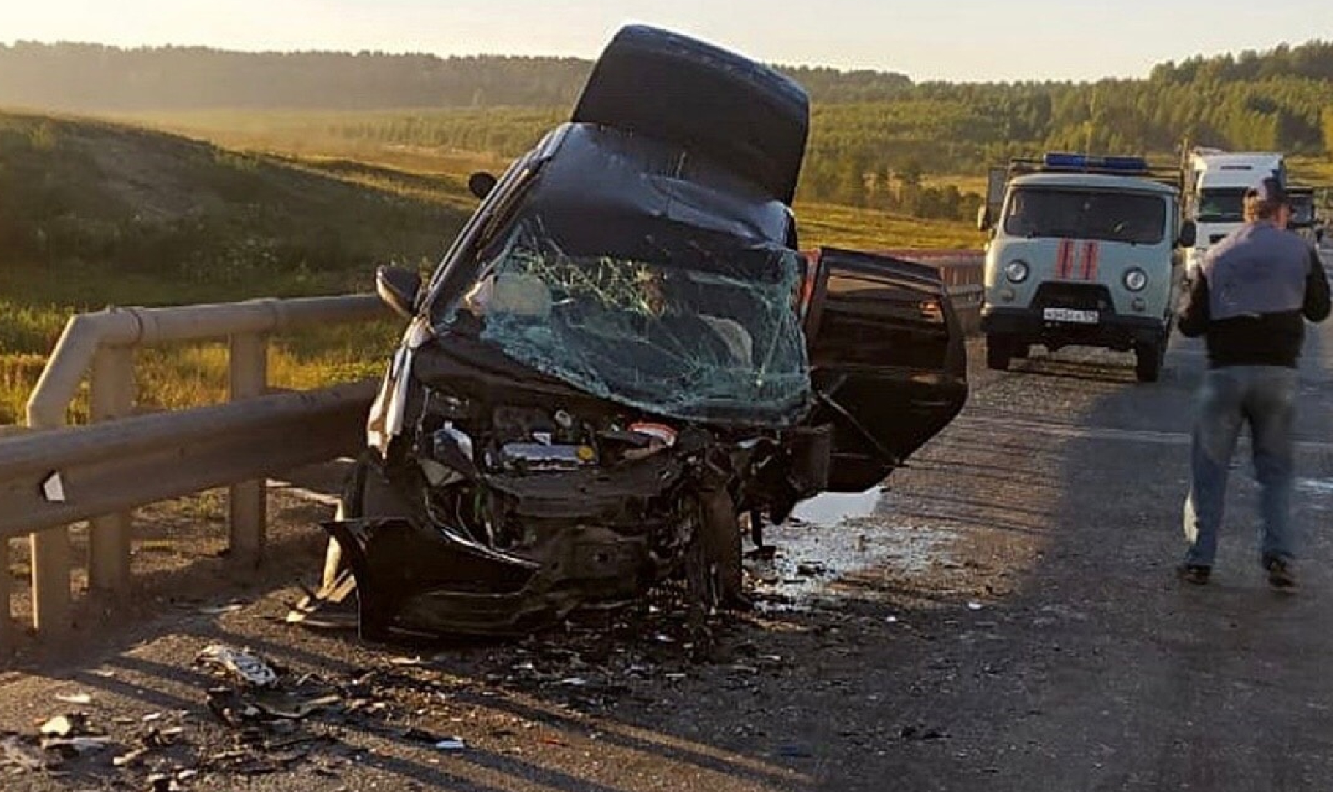 Виновник аварии на границе Челябинской области и Башкирии погиб