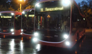 Сегодня на улицы Челябинска вышли 10 новых троллейбусов «Синара»