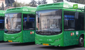 В Челябинске появляются «прокачанные» версии зеленых автобусов