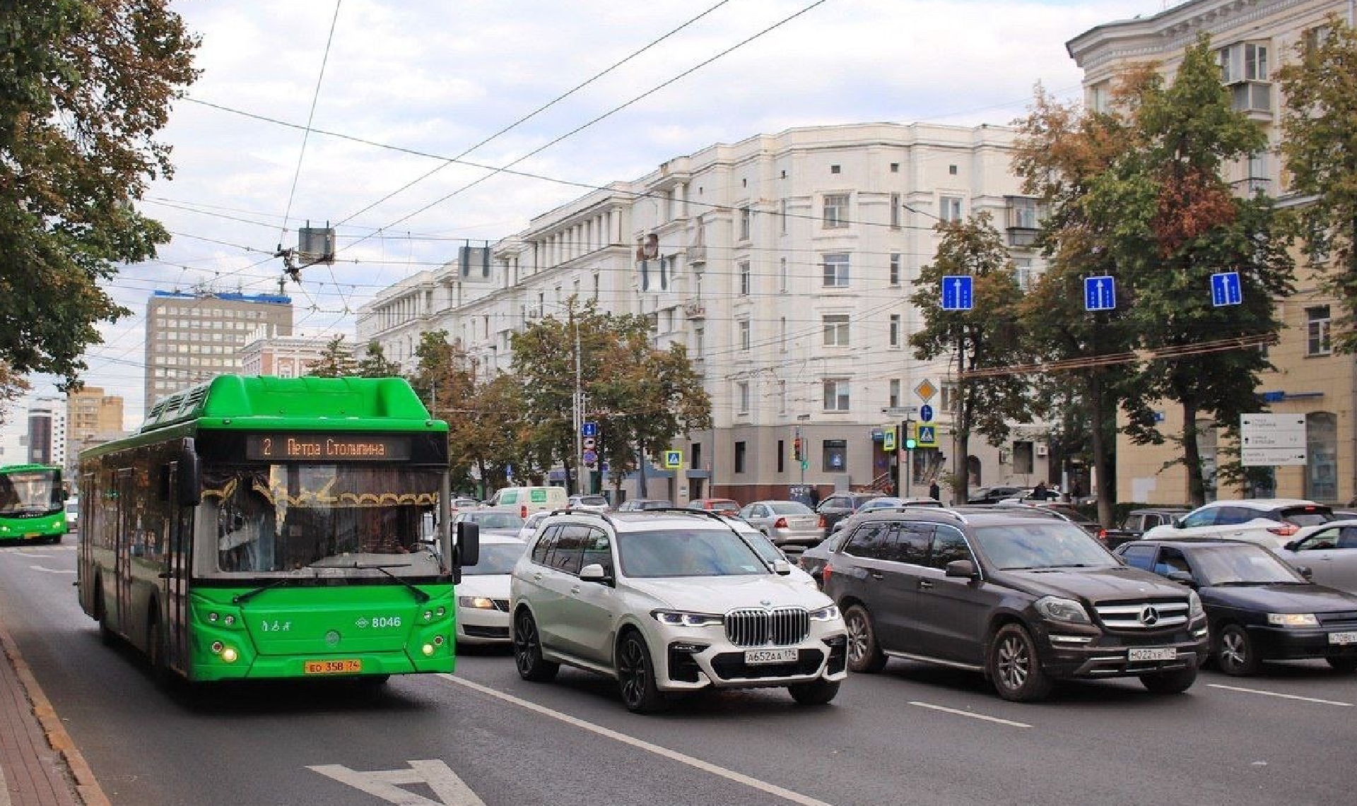 Автобусы по центру Челябинска стали ехать быстрее