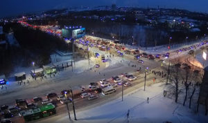 Пересечение Комсомольского и Свердловского проспектов