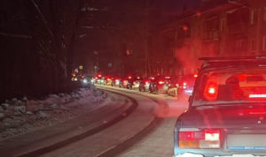 Пробка на улице Хохрякова