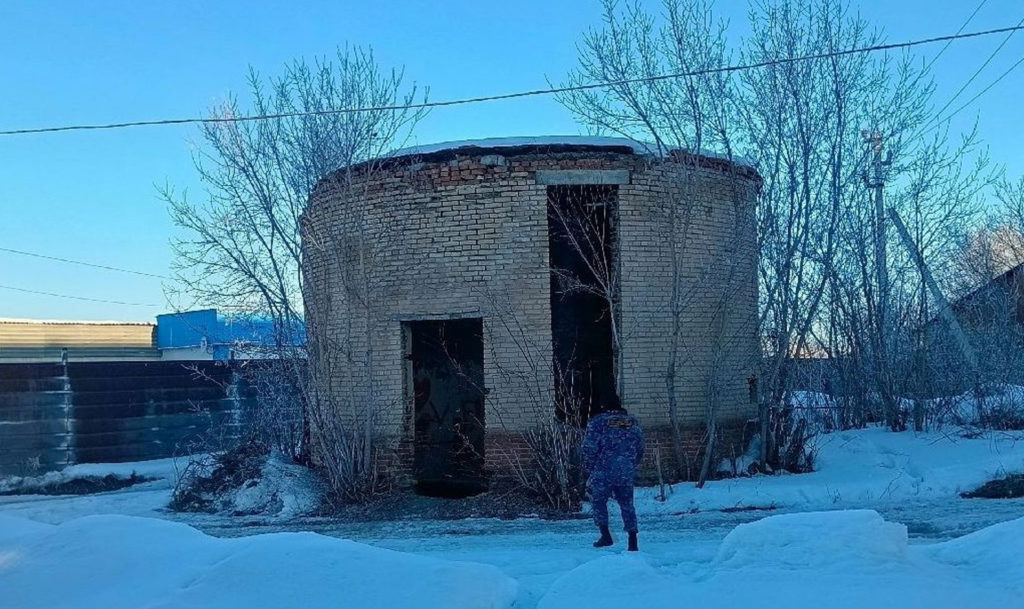 В Уйском районе горели заброшенные очистные сооружения