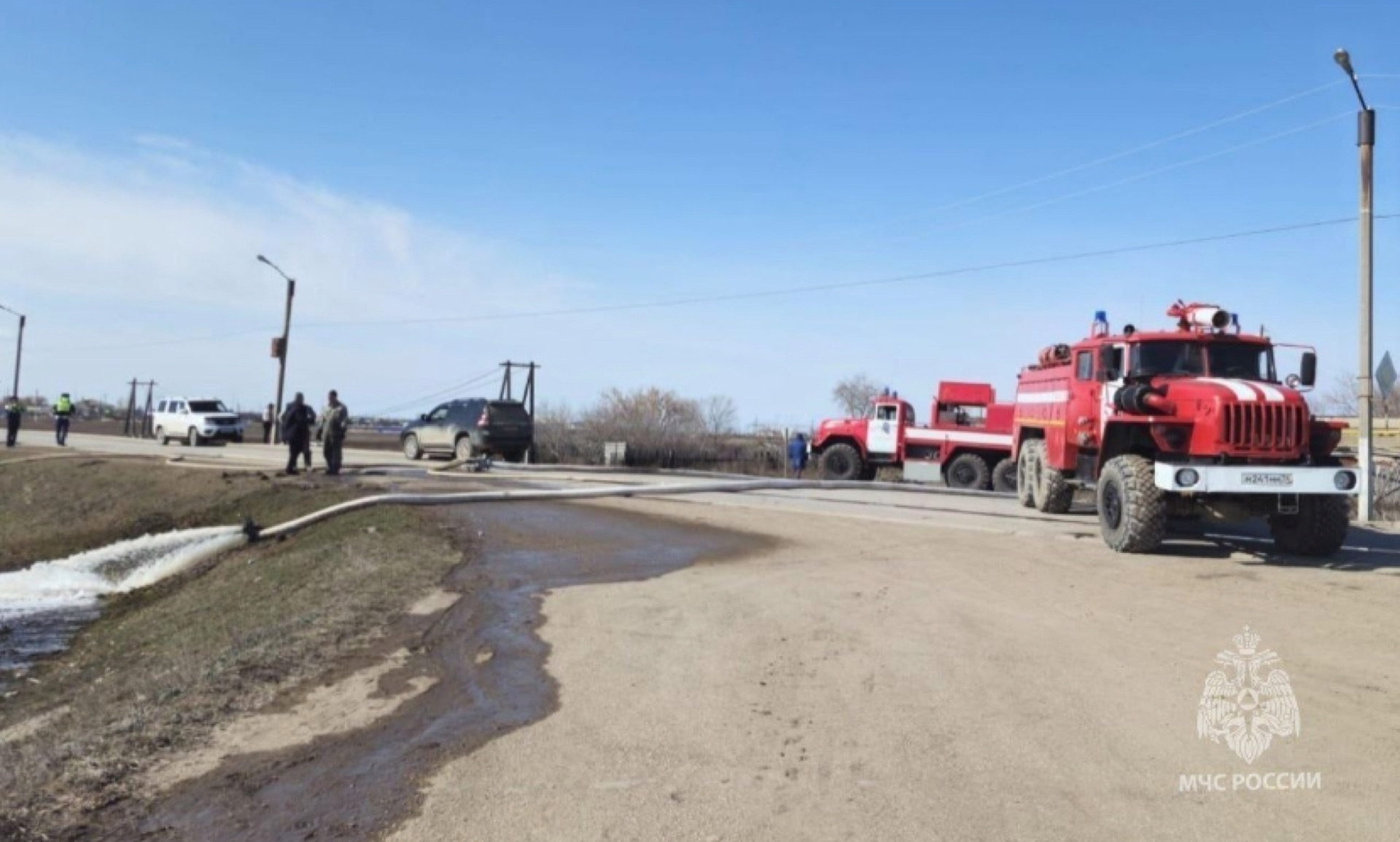 Паводок отступает с юга Челябинской области