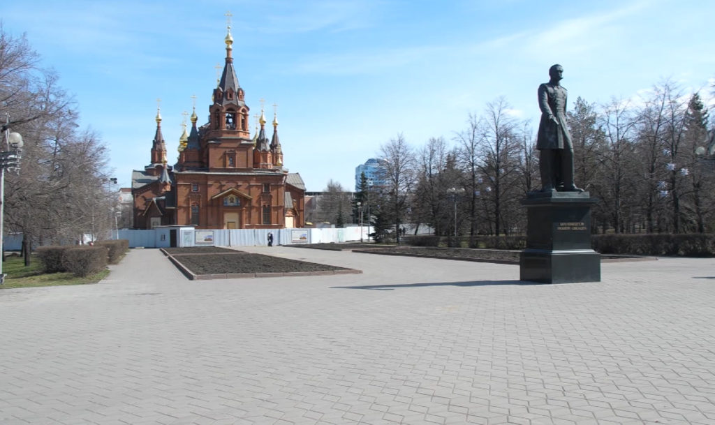 В Челябинске запускают проект благоустройства у храма Александра Невского