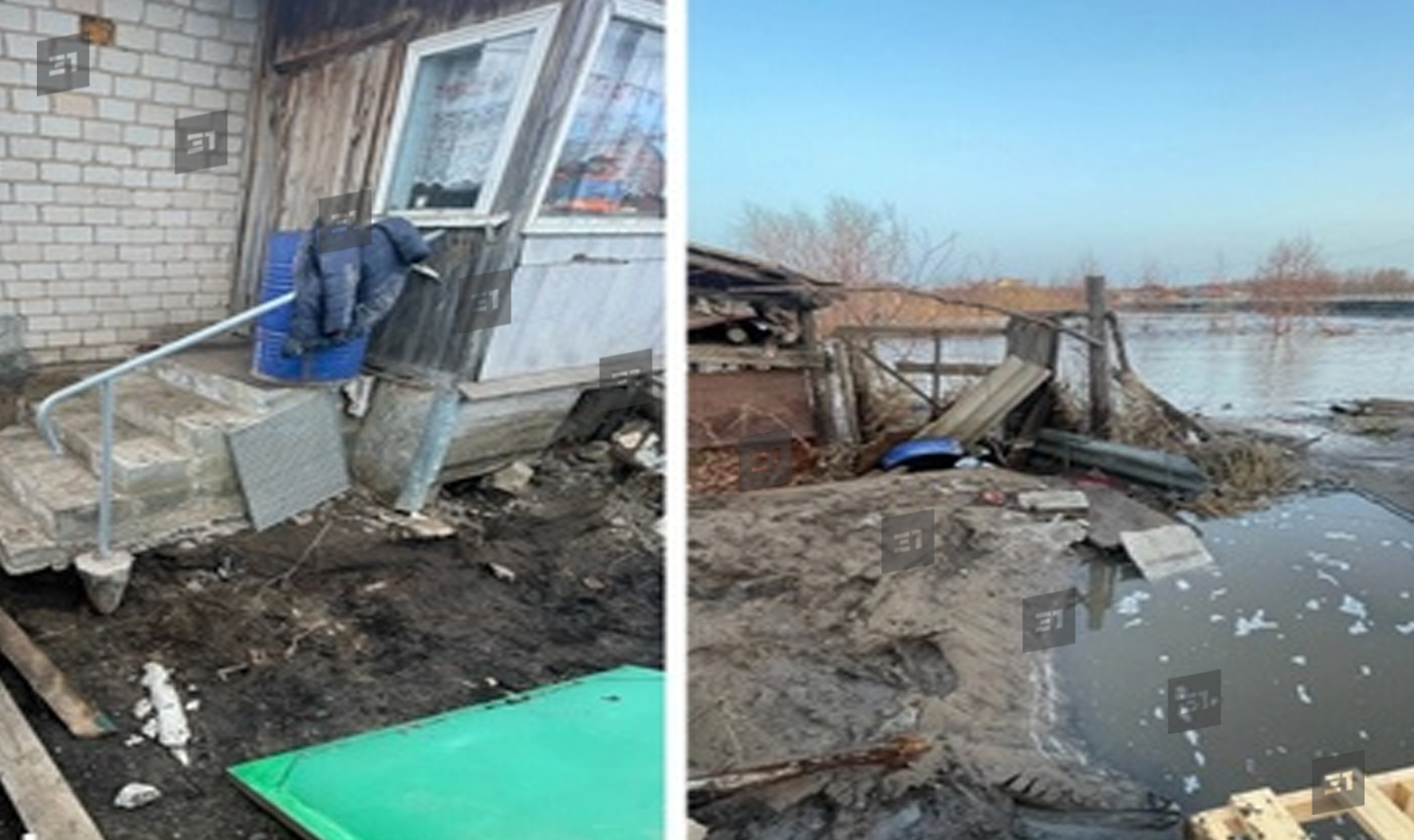 Пострадавшие от паводка жильцы одного из домов в селе Варна получат по 120 тысяч рублей