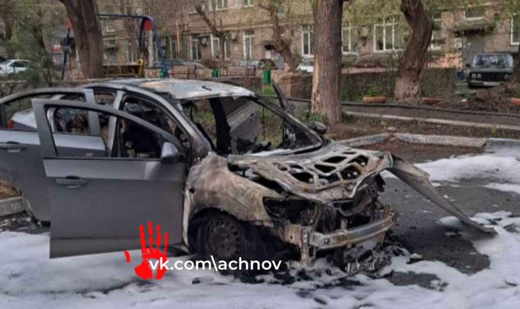 В Челябинске сожгли "Шевроле"