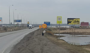 В связи с паводком в Курганской области ограничили движение по трассам для грузовиков