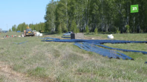 Жители Аргаяшского района жалуются на строительство сточных коммуникаций местной птицефабрики