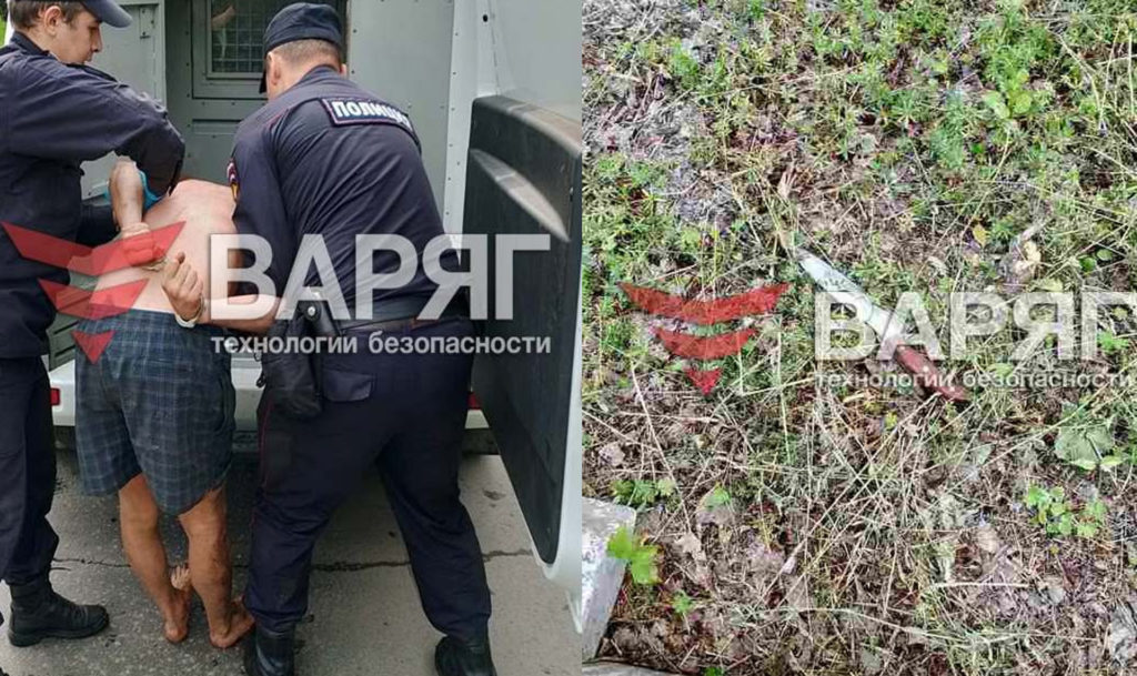 Полуголый мужчина с ножом ворвался в торговый павильон на проспекте Победы в Челябинске