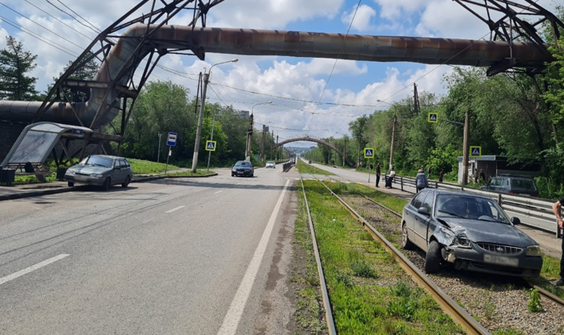 В Челябинске выясняют обстоятельства аварии на остановке "ТЭЦ"