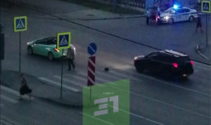 Водителя заметили за странной матерой вождения