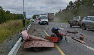 В Красноармейском районе в ДТП погиб водитель мотоблока