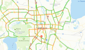 Челябинские улицы и проспекты парализованы в 9-балльных пробках