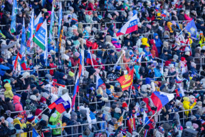 Биатлон. Зрители