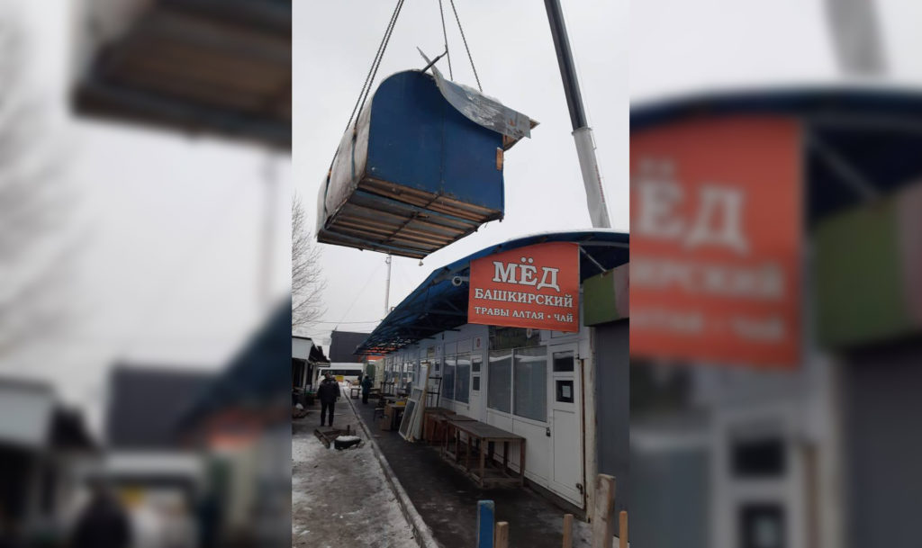 С начала месяца в Челябинске демонтировали 38 киосков