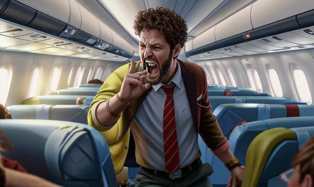 Бил по креслам и матерился! Житель Пласта опозорился, когда возвращался из Москвы на самолете