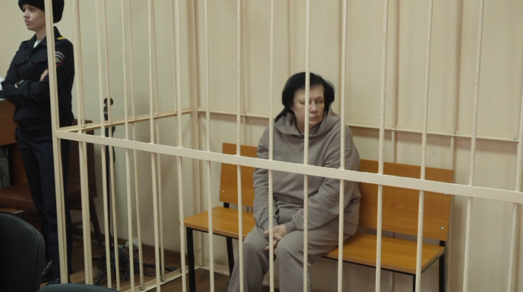 Марина Апалькова в зале суда