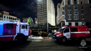 Обрушение строящегося здания на улице Труда