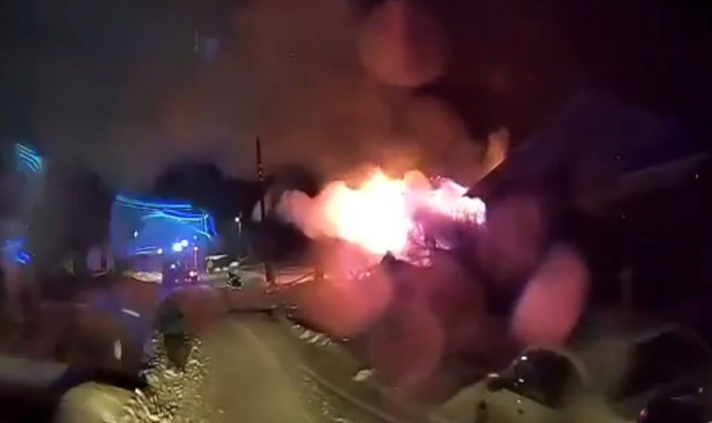 В поселке Новотагилка сгорел частный дом