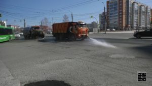 Уборка улиц в Челябинске