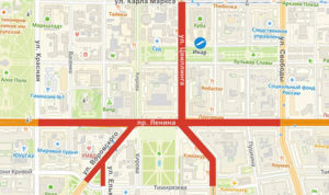 В Челябинске 7 мая на шесть часов перекроют центральные улицы из-за генеральной репетиции парада