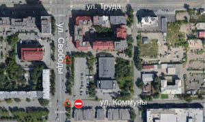 В Челябинске частично перекрыли улицы Коммуны и Свободы