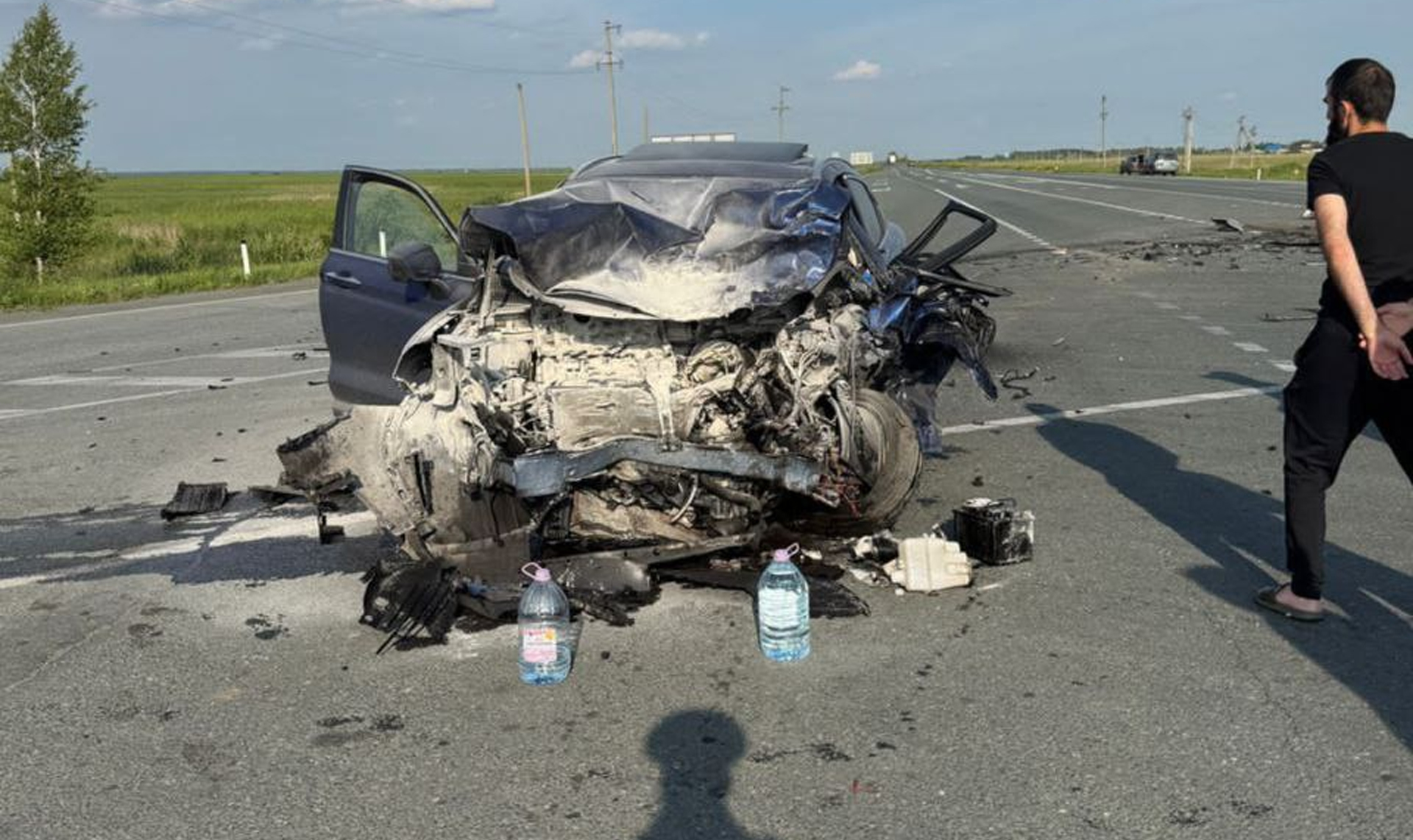 На Восточном обходе Челябинска дорогу не поделили два «китайца», что привело к смертельному ДТП