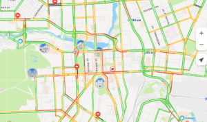Центр Челябинска замер в 7-балльных пробках