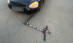 В Магнитогорске машина сбила мальчика на трюковом самокате