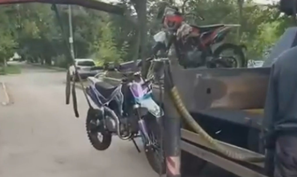 Очередного несовершеннолетнего питбайкера поймали в Челябинске