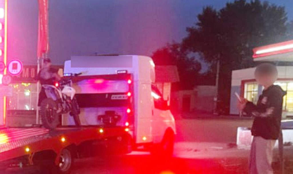 Юного бесправника на мотоцикле поймали в Магнитогорске