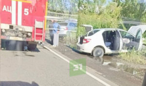 На ЧТЗ произошла дорожная авария с шестью пострадавшими