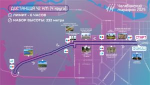 Движение в центре Челябинска перекроют в связи с проведением спортивного марафона