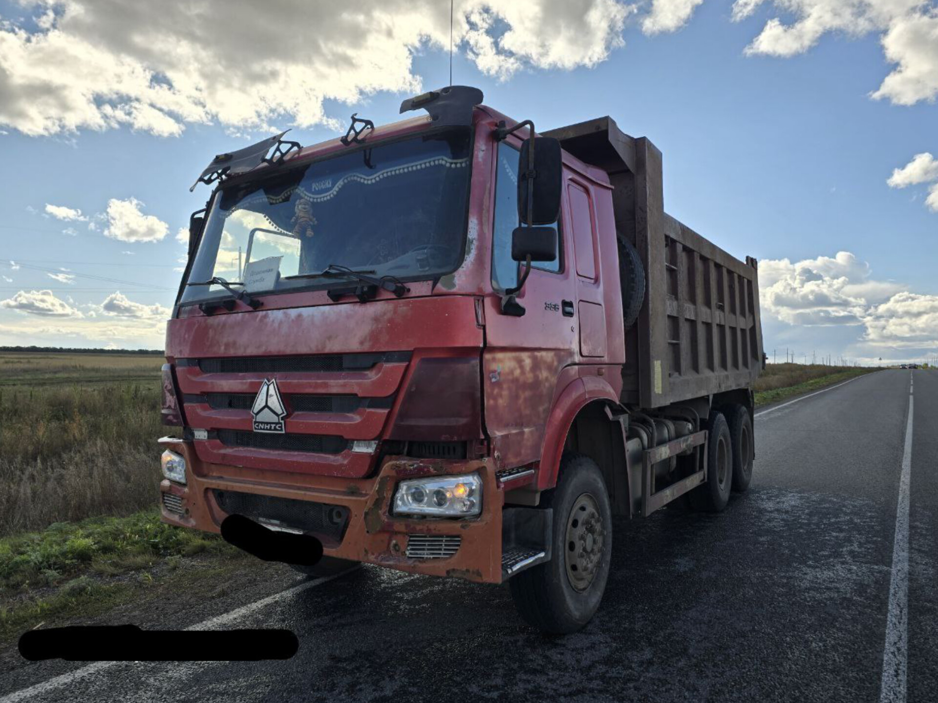 На трассе поймали пьяного водителя грузовика!
