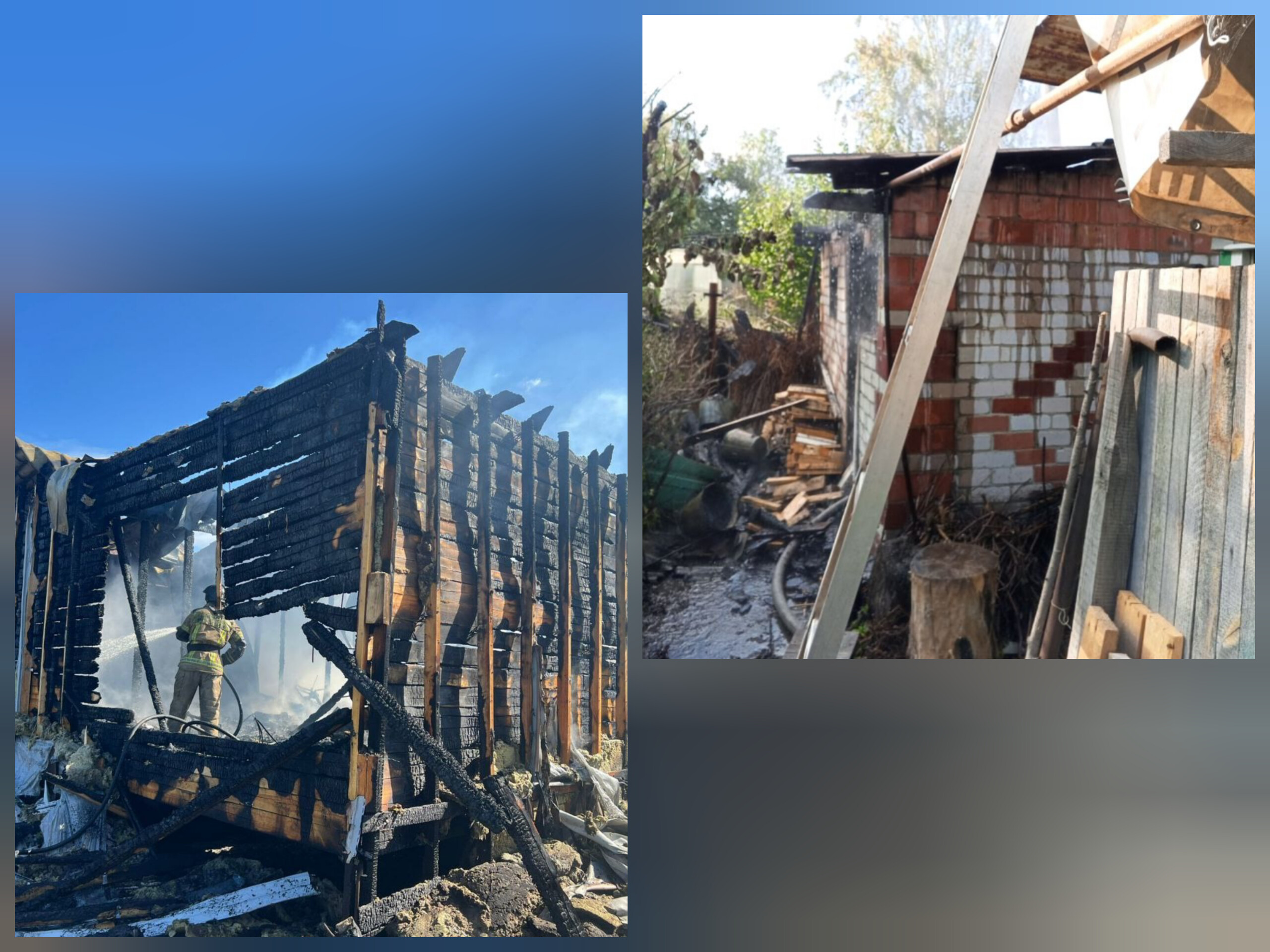 Один мужчина погиб! В Челябинской области произошло два пожара с печальными последствиями