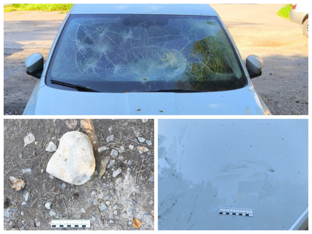 Ее колотили камнем и даже топтали ногами! "Шкоду" разбили в Златоусте 