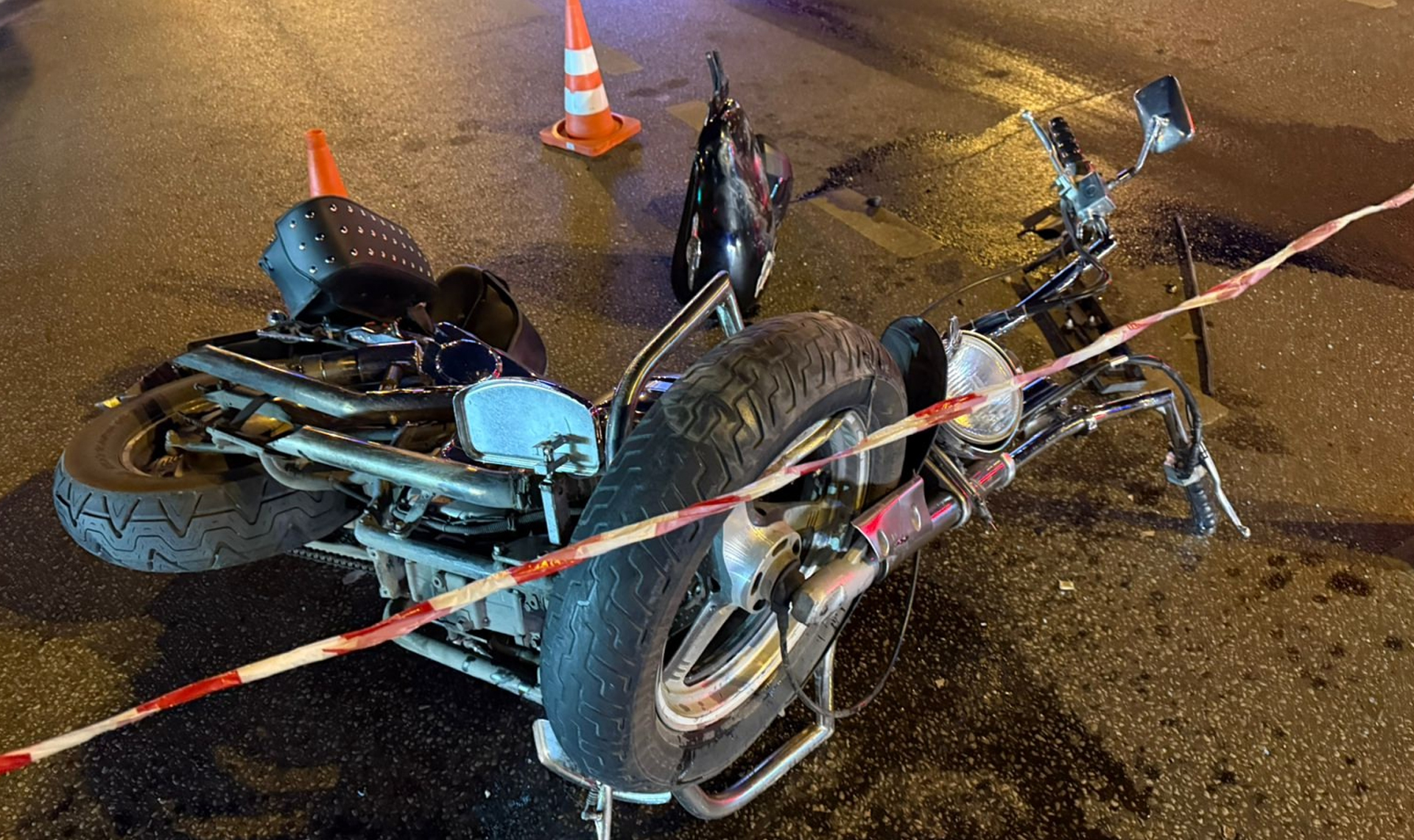 Водитель иномарки "переломал" мотоциклиста на дороге в Магнитогорске