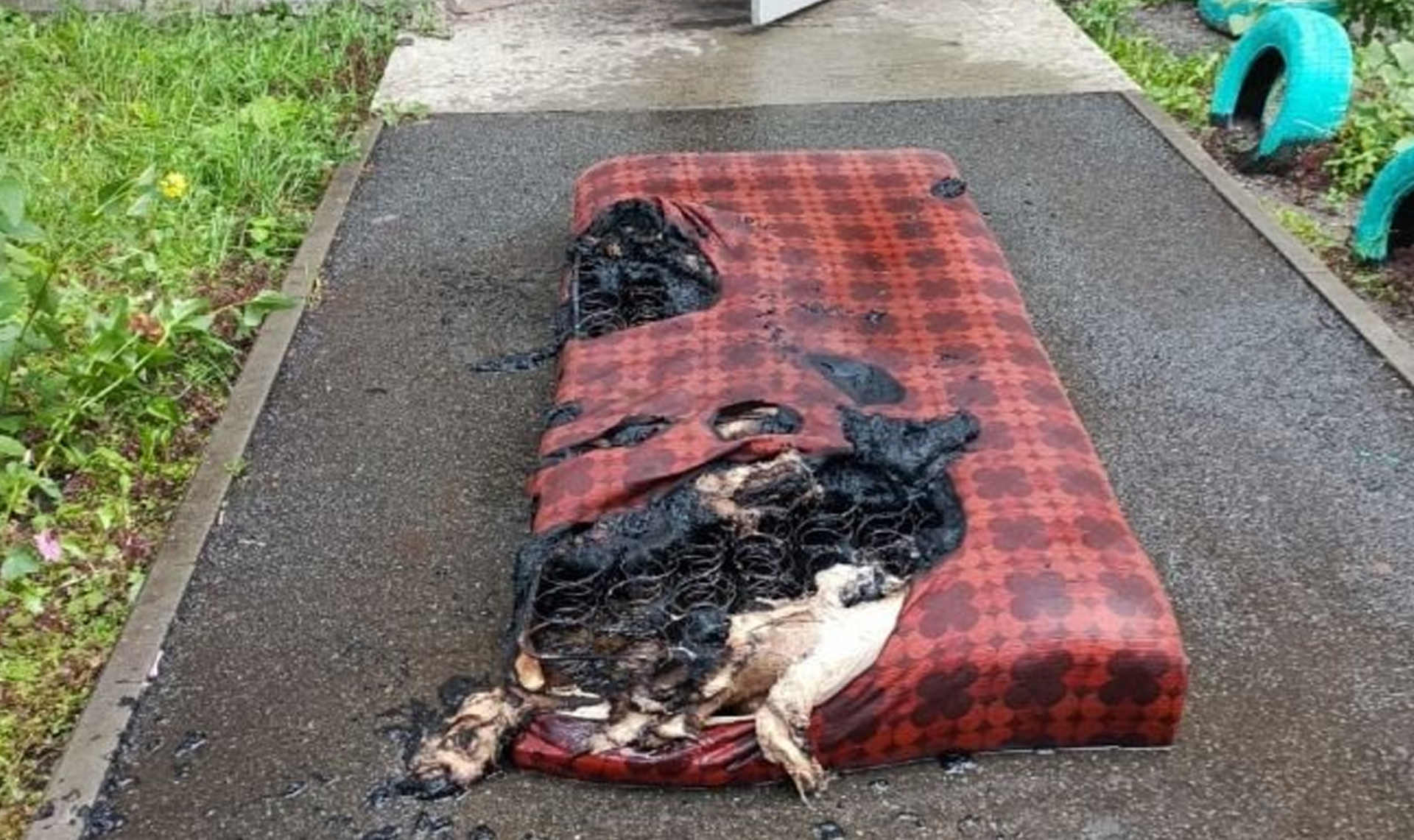 Пожар в поселке Октябрьский в квартире 89-летней женщины