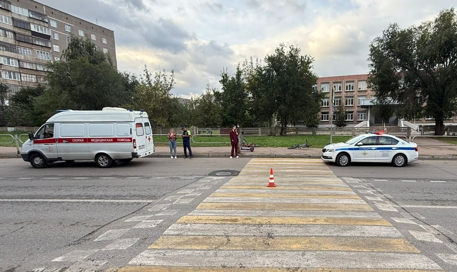 Машина сбила несовершеннолетнего велосипедиста в Магнитогорске