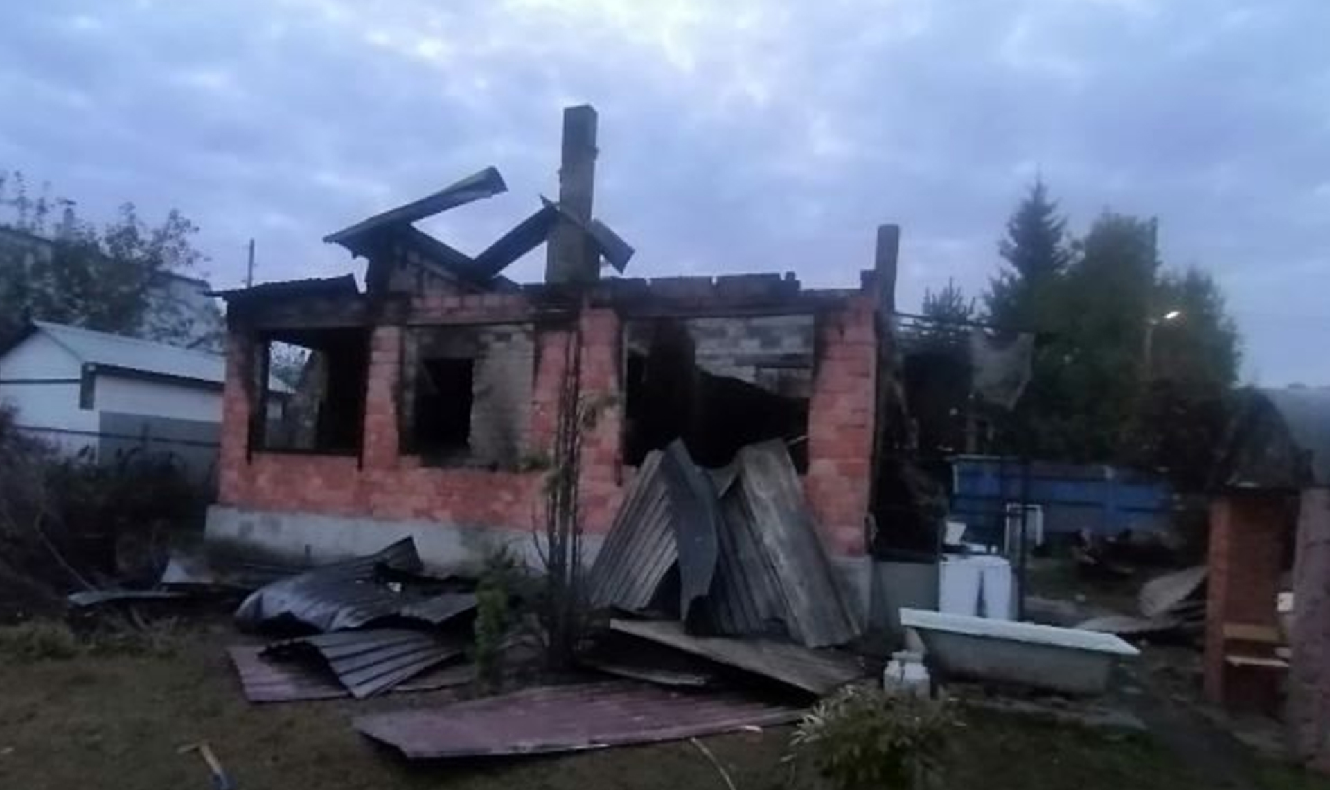 В Кременкульском СНТ «Малышево» погиб мужчина