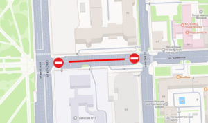 В Челябинске до следующей недели перекрыли улицу Коммуны