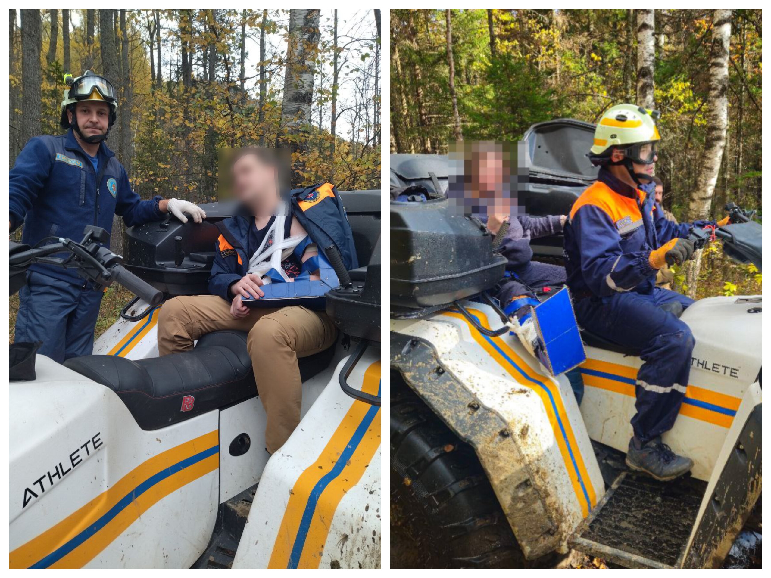 Сломанной ногой и травмой плеча закончилось путешествие для двух туристов в НП "Таганай"