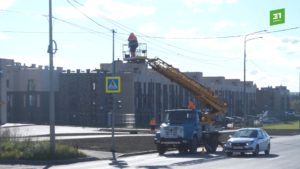 Перекресток со сломанным светофором