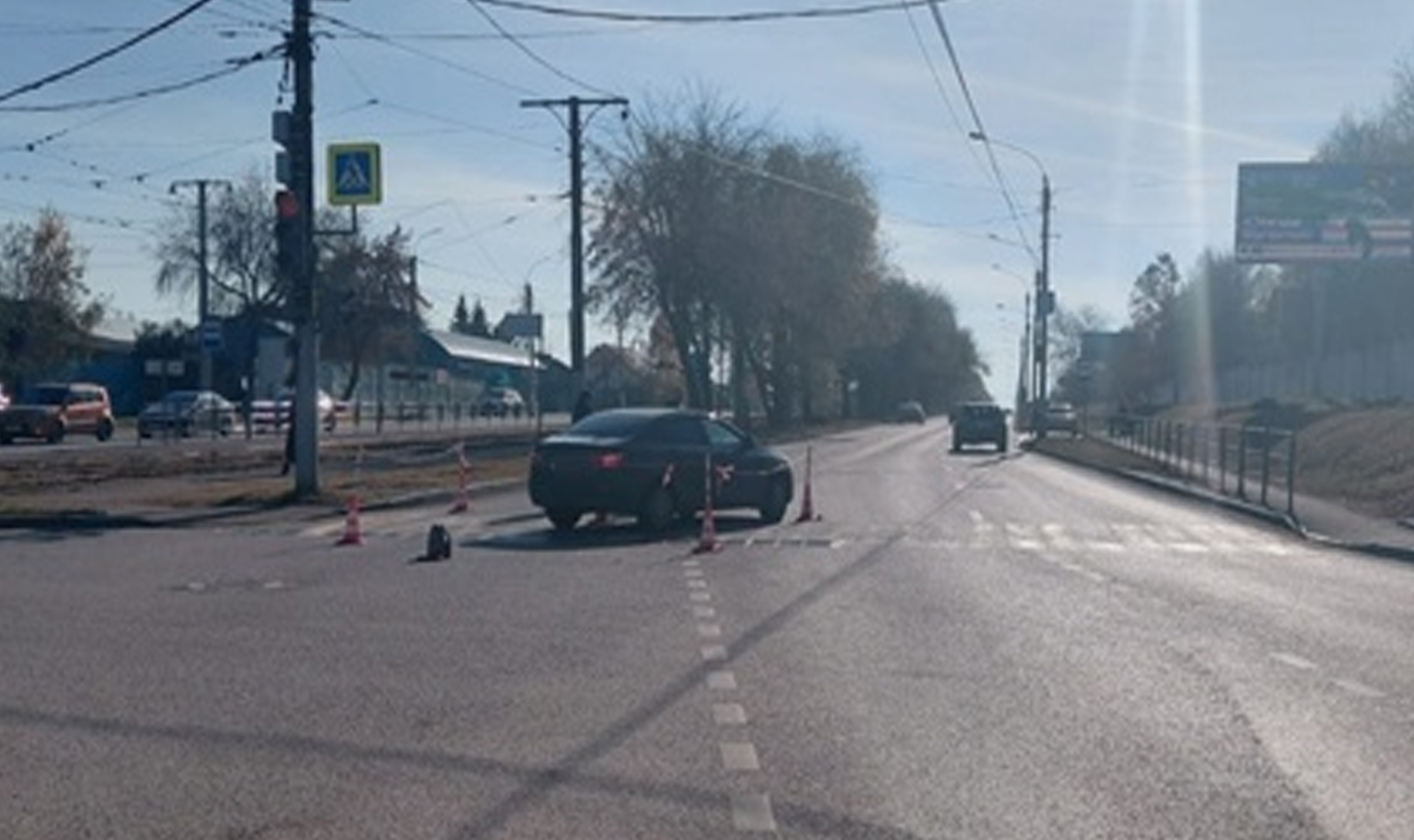 Переходила дорогу по правилам и все равно пострадала!